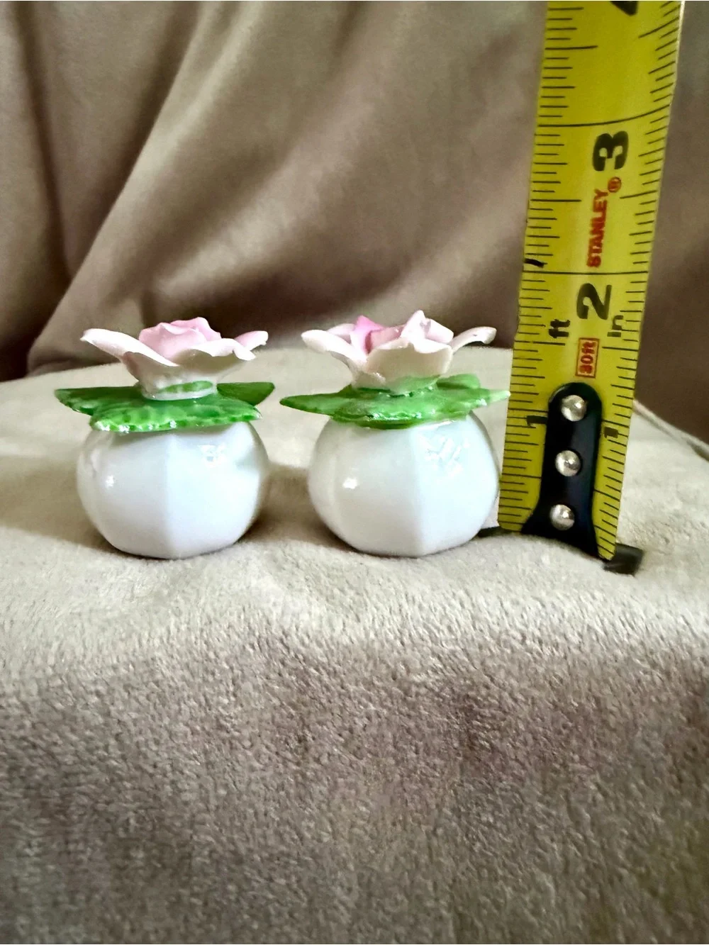 Vintage 1950’s Fine Diamantine China Salt and Pepper Shakers Made in Japan